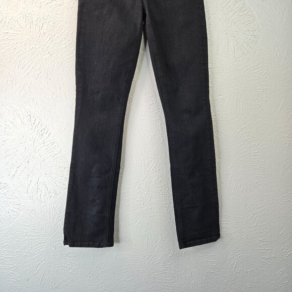 Mother Skinny Ankle Jeans Size 25 Black Denim High Rise Stretchy Casual Classic - Picture 6 of 14